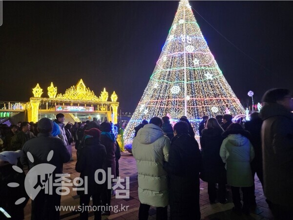 세종시 빛축제 모습[사진=세종의 아침]